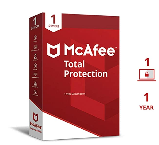 McAfee Total Protection Antivirus - 1 User 1 Year